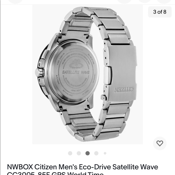 NWBOX Citizen Men’s Eco-Drive Satellite Wave CC3005-85E GPS World Time Watch. - Picture 7 of 12